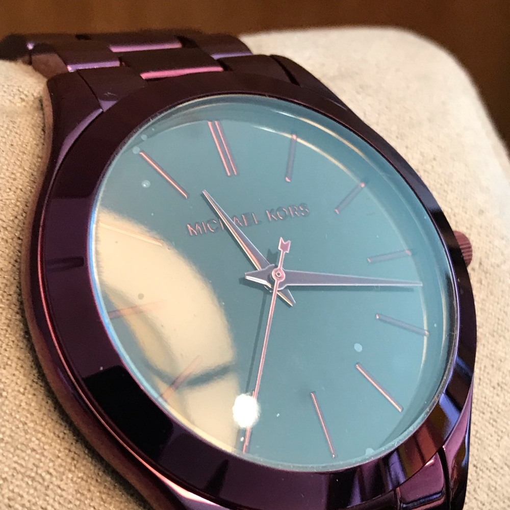 MK PURPLE PLUM WATCH‼️